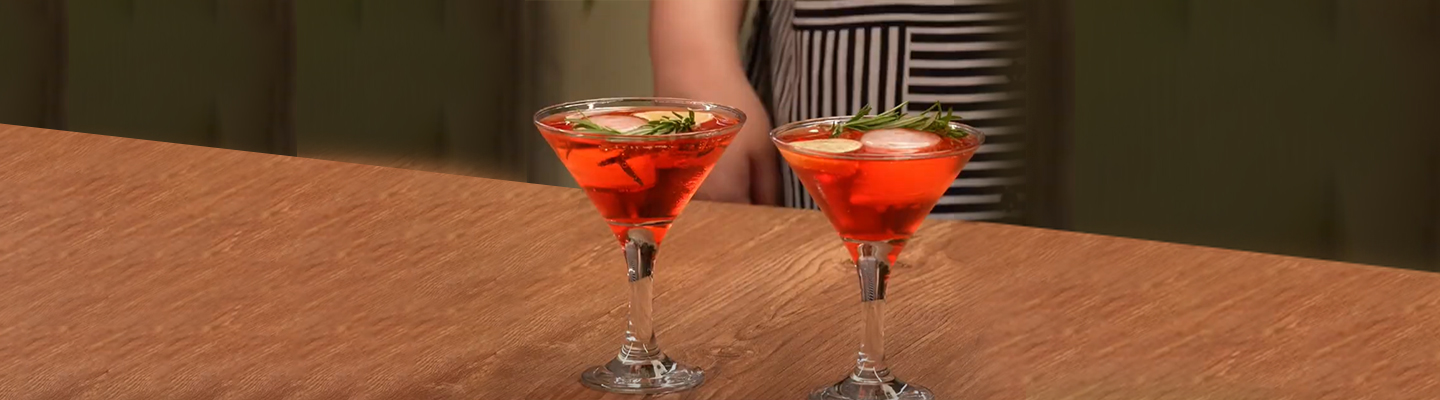 Hibiscus Coconut Fizz (Modified and Swapped Ingredients)