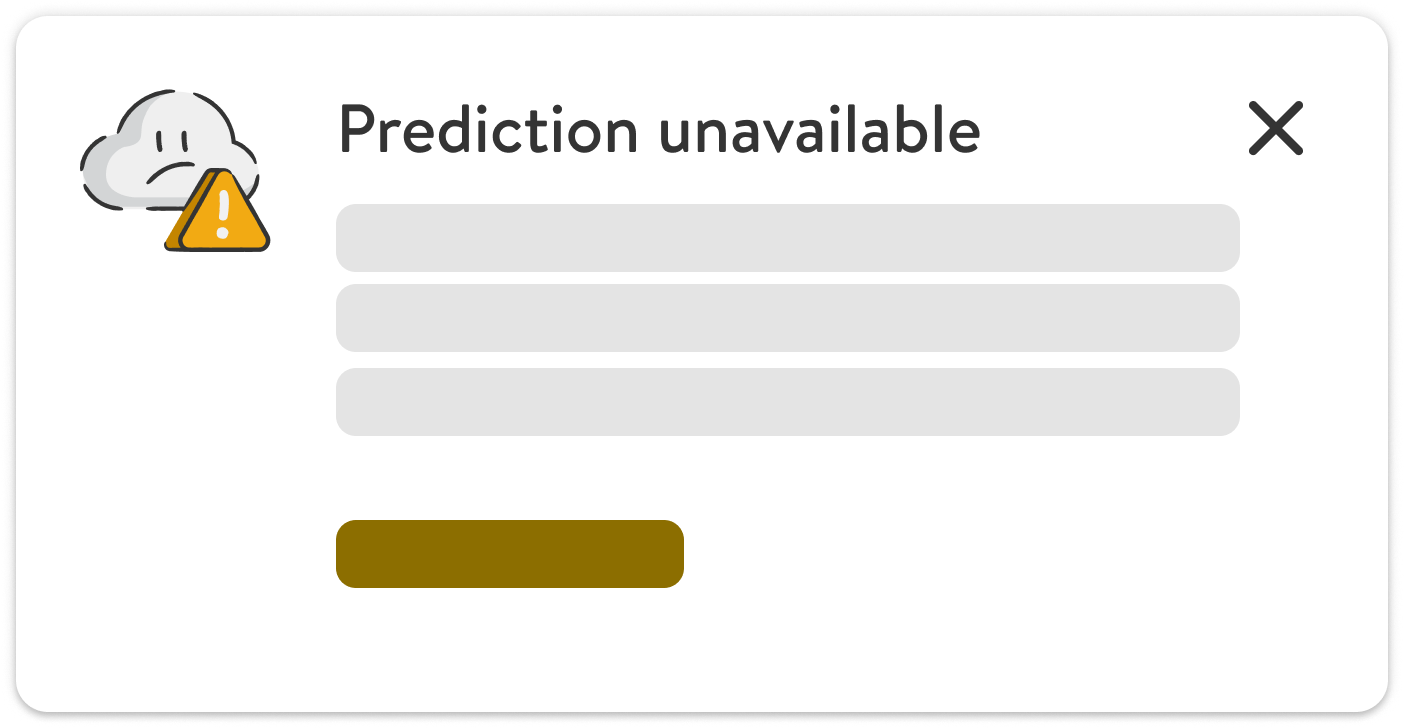 Prediction unavailable