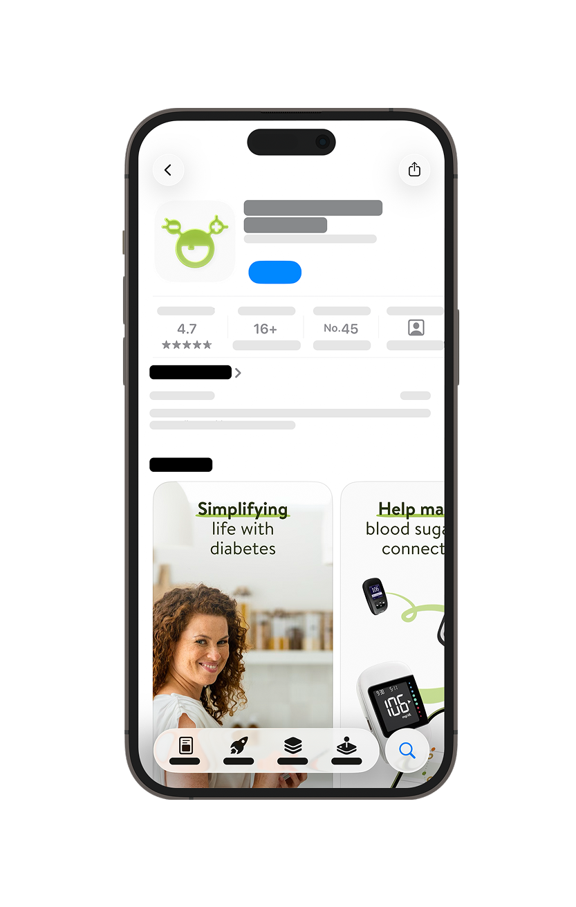 لقطة شاشة لصفحة تنزيل تطبيق mySugr على متجر التطبيقات.