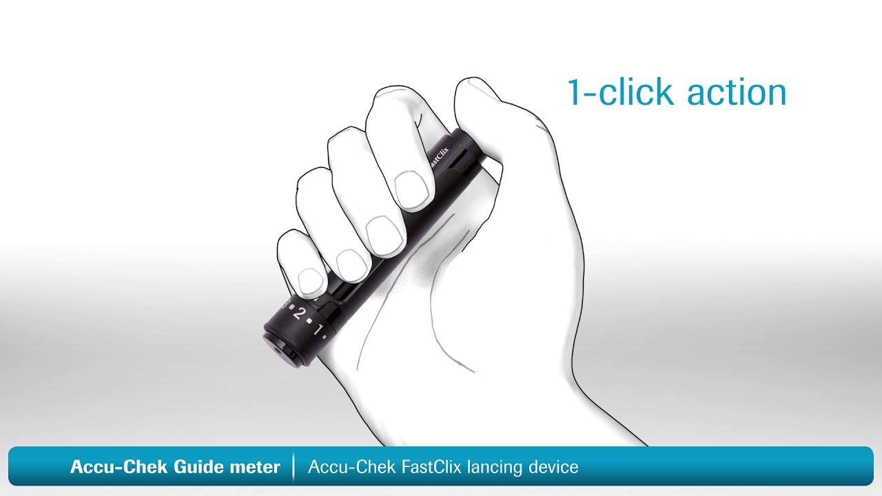 Accu-Chek Guide setup with Fastclix