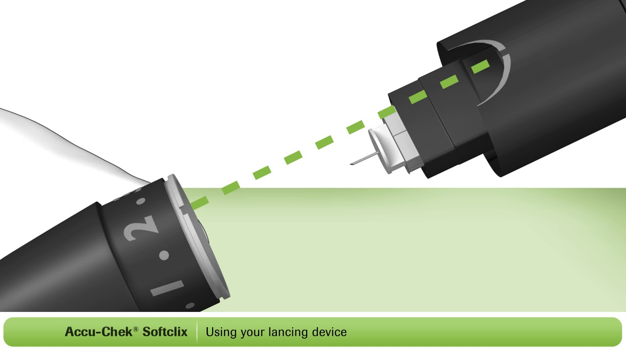 How to use the Accu-Chek Softclix Lancing Device