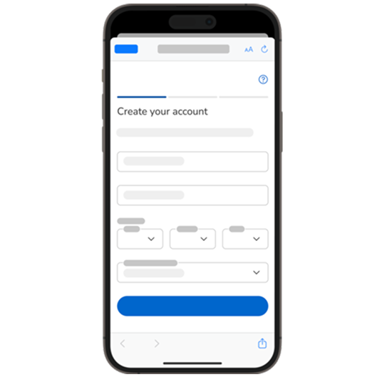 Screenshot of email verification screen.